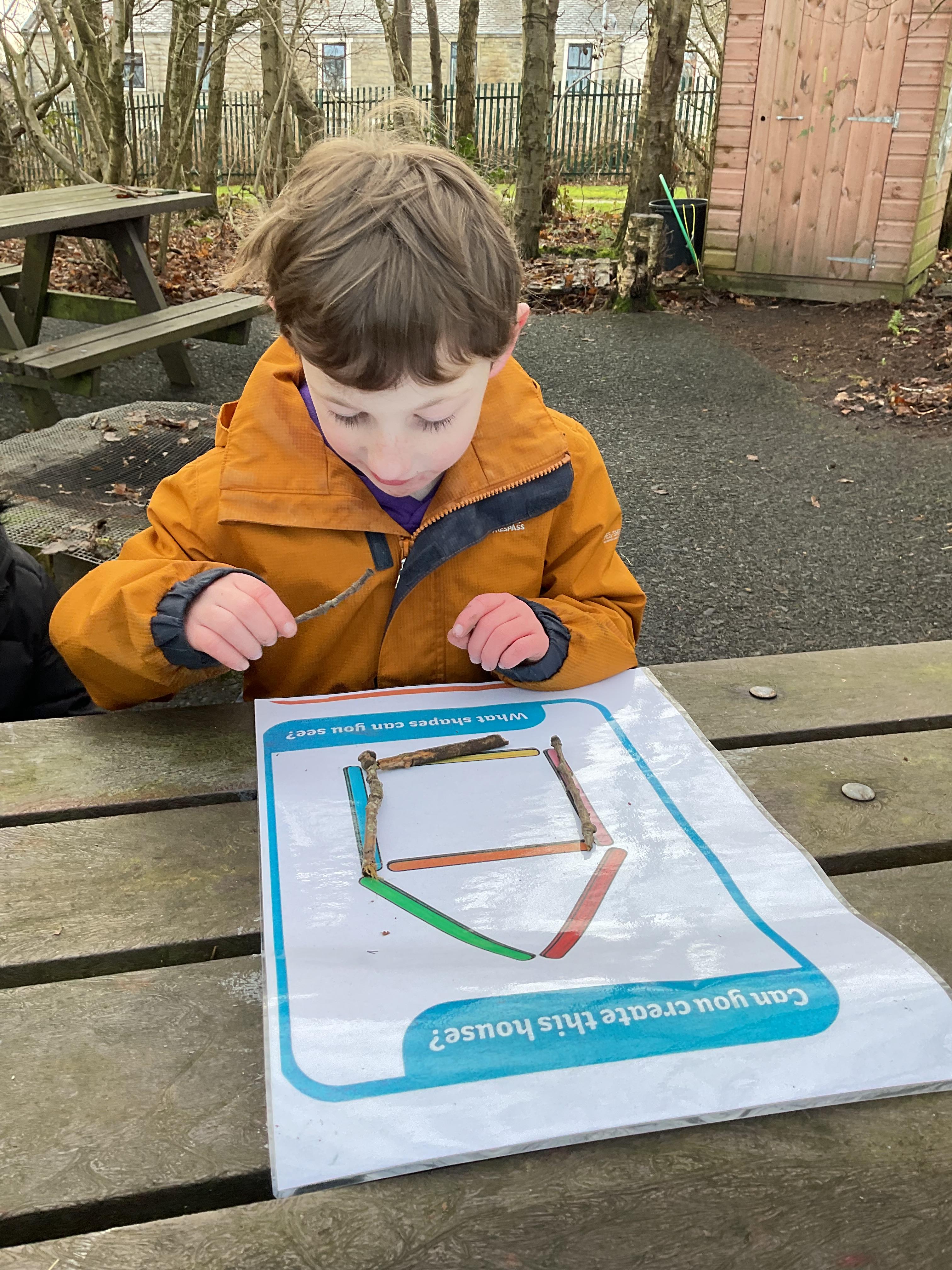 Maths Shapes: outdoor learning